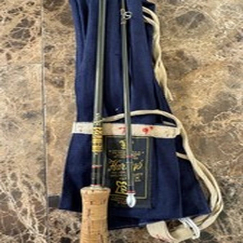 Hardy Graphite 9' Grey 2 pce Line 6/7 Fly Rod with org stopper and bag