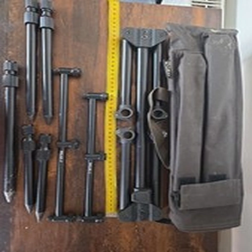 Solar Tackle A1 Aluminium Ground Pod - All Sizes - Carp Fishing Rod Support