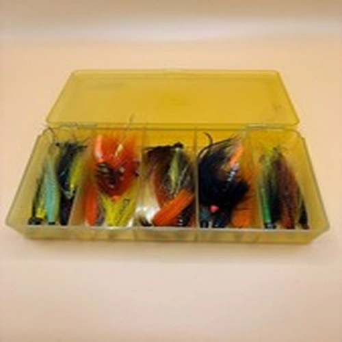 1 box of 20 tube flies mixed sizes