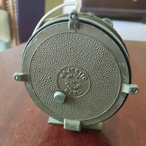 Vintage Centre Pin Fishing Reel, Majestic Made In England
