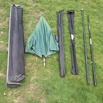 Fishing Rod Rods Brolly Net Handle Hard Case Coarse Match Carp Wand Set Job Lot