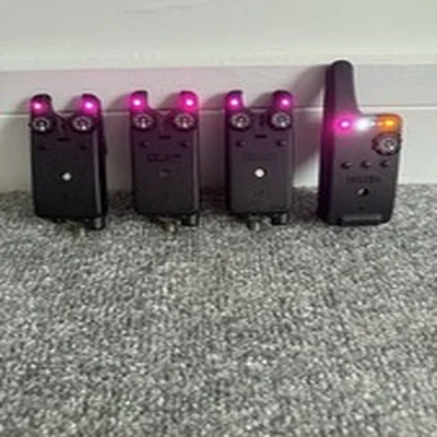 Delkim Txi-D Presentation Set Purple Carp Fishing Bite Alarms