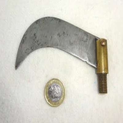 VINTAGE WEED/TWIG CUTTING ATTACHMENT TO FIT NET HANDLE OR BUTT OF ROD.