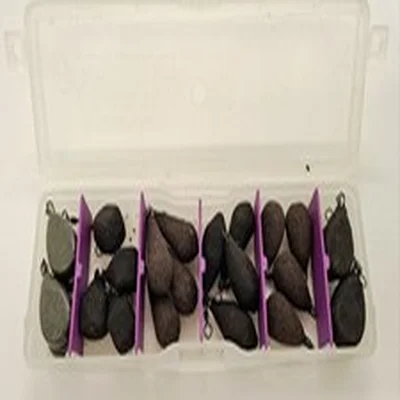 Carp Fishing Swivel Leads Weights Square Pear Coarse Smooth Textured Job Lot