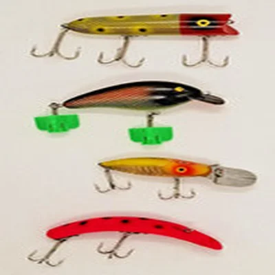 Shakespeare Vintage Fishing Lure Lures Coarse Big S Wood Wooden Predator Bait