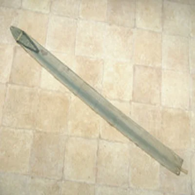 VINTAGE HARDY CLOTH BAG FOR 2 X 5ft SECTIONED ROD. GOOD USED CONDITION.