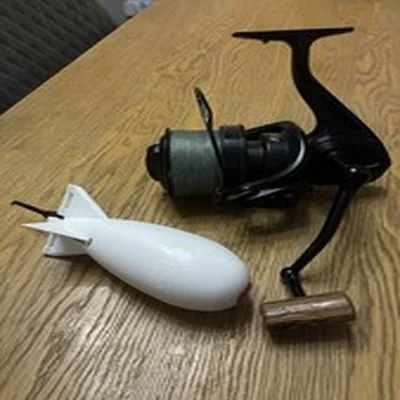 Sonic Vader Spodding Reel. Fully Braided With Spod. Carp, Cat Fishing.