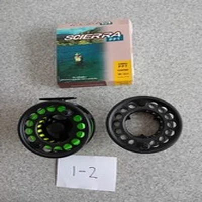 Loop Evotec C/W 8Twelve Fly Reel with line and Spare Spool. 1 of 2.
