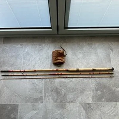 VINTAGE HARDY IDEAL ROACH WHOLE CANE AND SPLIT CANE FISHING ROD