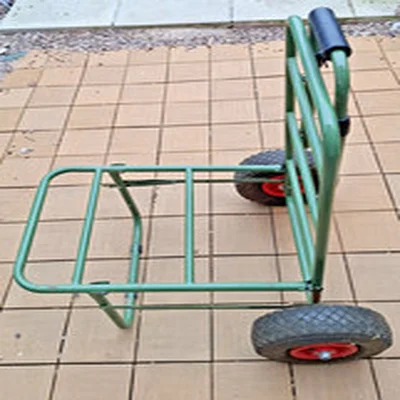 Fishing Trolley Folding Pneumatic 2 Wheel Wheels Coarse Carp Lake Pond Canal 