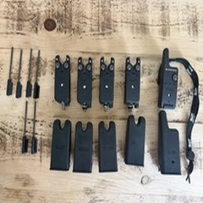 Delkim Txi-D Bite Alarm X4 with receiver and Snag Ears