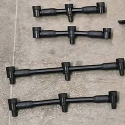 Fox 3 Rod Adjustable Buzz Bars Back & Front QR Quick Release Black Label. 2 sets