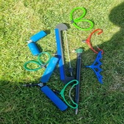 Fishing Rod Rests And Rollers Used