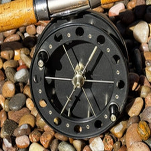 Allcocks Match Aerial centrepin reel 4.5 " diameter, wide spool model.