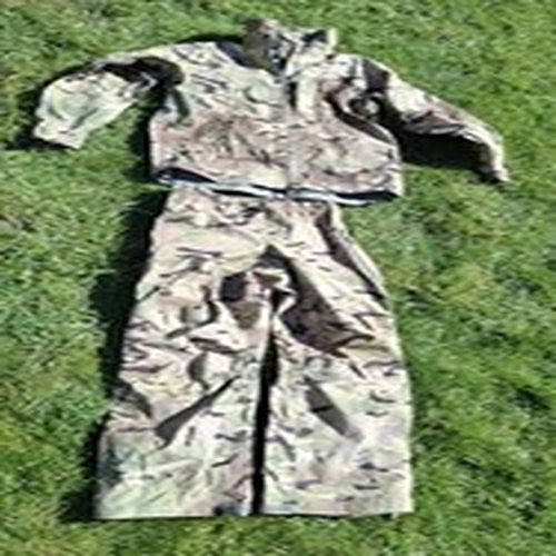 Waterproof Fishing Suit Lightweight Camo Outdoor Hunting Jacket Trousers Mens M