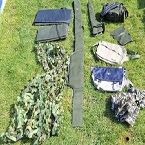 Carp Fishing Bags Luggage Rod Tackle Bag Unhooking Mat Mats Coarse Pouch Job Lot