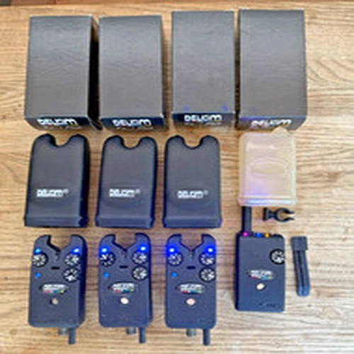 Delkim Txi Plus Alarms x3 Blue LEDs + Rx Plus Pro Receiver Boxed & Instructions