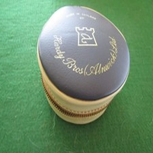 HARDY ALNWICK BLUE & BEIGE REEL POUCH 3.5INCH