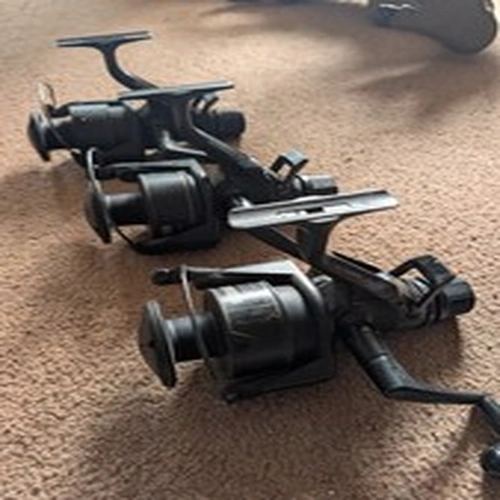 Three Shimano Aero GT4000 Baitrunners, Classic/Vintage Carp Fishing Reels
