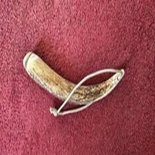 ** VINTAGE FISHING PRIEST,  DEER ANTLER **
