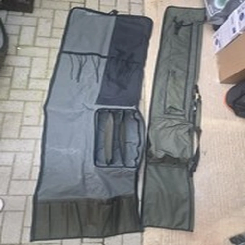 Pair of 3 Rod Fishing Carry Bags Fishing Rod Bag Fishing Tackle Bag