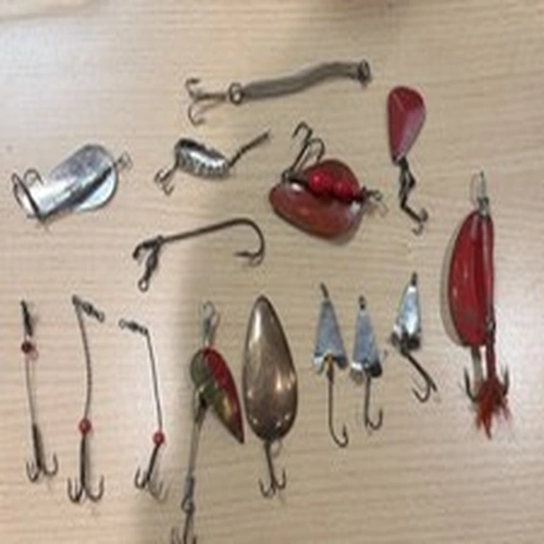 mixed lot vintage salmon fishing casting lures