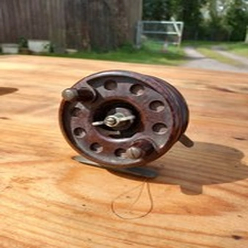 Vintage Bakelite Trademarked Fishing Reel