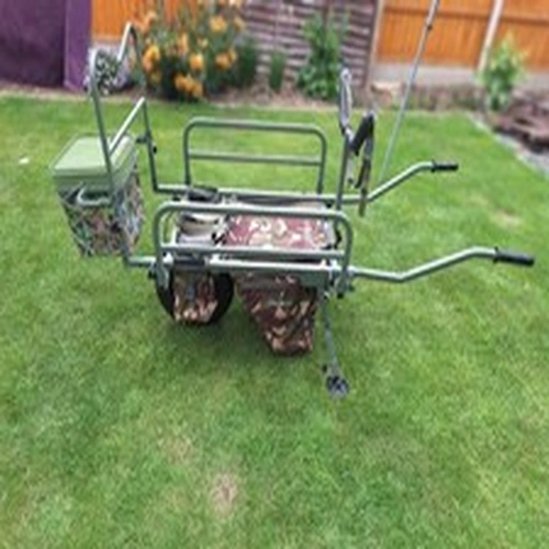 Prestige MK2 Carp Porter Barrow with DPM Camo luggage