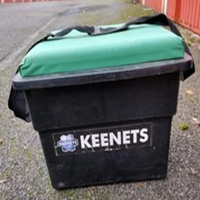 Kennets Fishing Tackle Box Seat Top + Carry Strap Useful Size 18 x 16 x 13" 