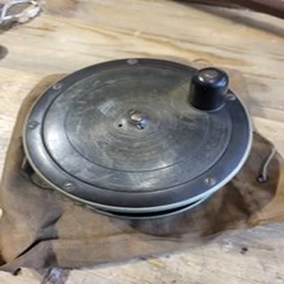 Vintage Heatons Salmon Fishing Reel Brass And Ebonite