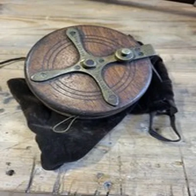 Vintage Wooden Fly Reel By Slater