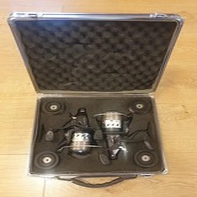 Carp Kinetics Fusion 2 - 5000 - 2 x fishing reels + 6 spools + carry case