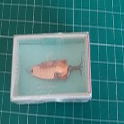 Vintage Abu Toby, K,  4g Sweden Fishing Lure. Copper. Boxed