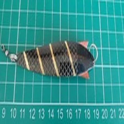 Vintage Abu Toby, Z 18g Sweden Fishing Lure. ZEBRA