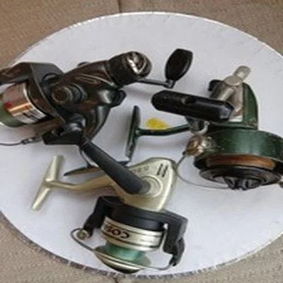 3 FIXED SPOOL SPIN REELS COSMOS/SHAKSPEAR SUMMIT RYOBI (19K)