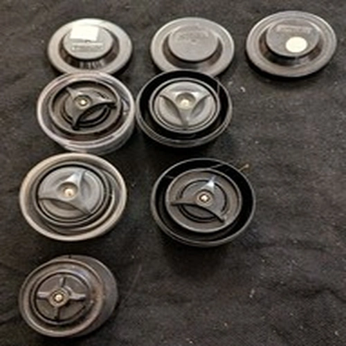 Vintage Mitchell fishing reel spools. VGC.