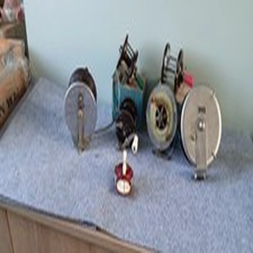 bakelite fishing reels Allcock's penn