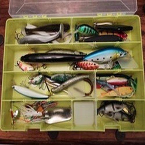 Fishing Lures And Spinners In High Quality Tackle Box - Full Range, Many Unused