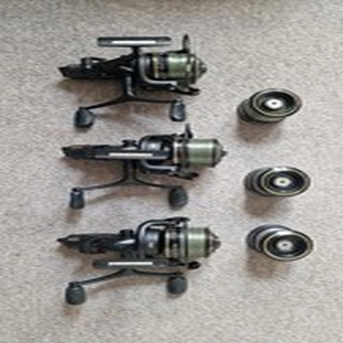3 X Wychwood Solace 10 ACS Reels Plus Spare Spools