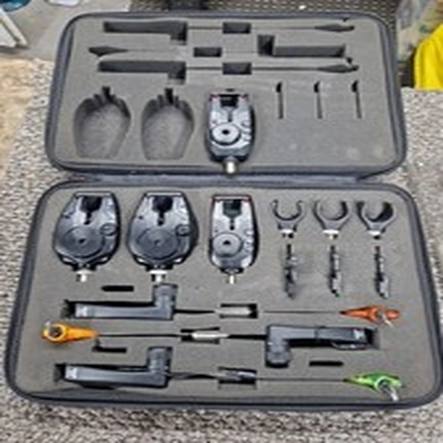Fox Mini Micron x Digital Bite Alarms Presentation Case with euro  Swingers Set 