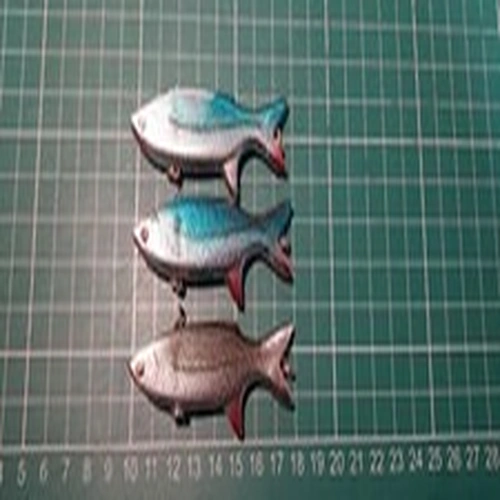3x Vintage Abu Snoky 12g sinking Swedish Fishing Lures in BGL and Silver pattern
