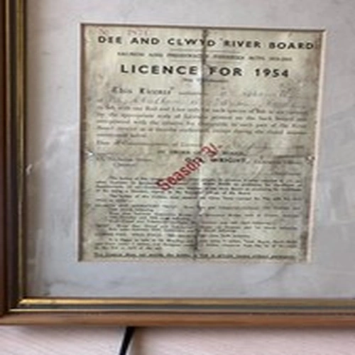1954 Dee and Clwd Fishing Licence