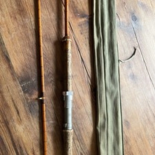 Vintage Hardy No.1 LRH Palakona Spinning Rod – Split Cane – c.1950s