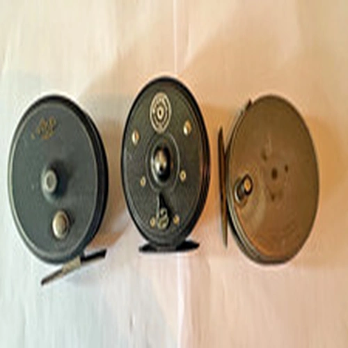 3 Vintage Fly Reels J.W Young Beaudex/Gyrex/Hardy The Perfect in working order