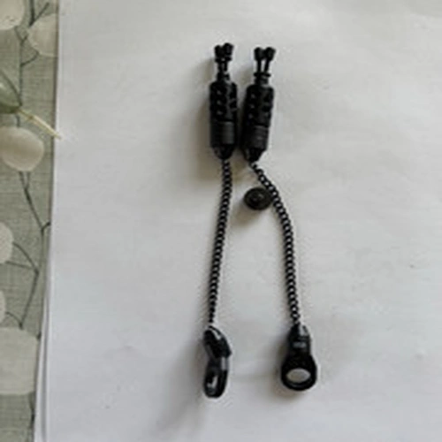 Nash Black Fishing Bite Alarm Chain Hangers Bobbin Indicators (Pair)