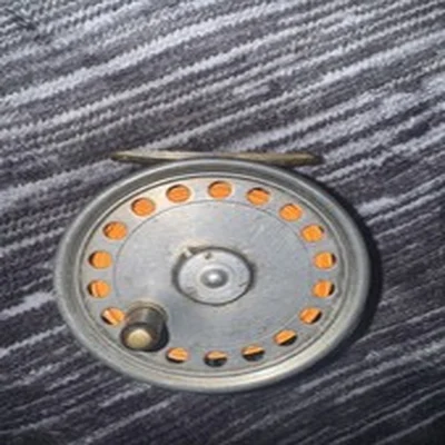 Hardy St George 3 3/8″ three screw trout fly reel RHW with agate line guide