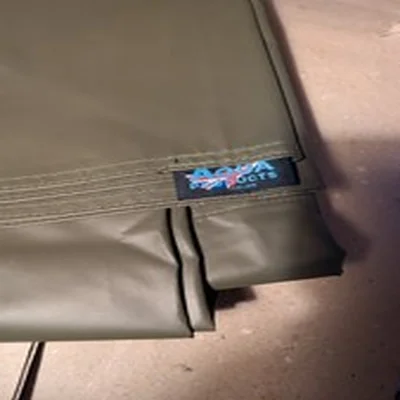 AQUA PRODUCTS M3 GROUNDSHEET UNION JACK LOGO RARE CARP FISHING USED FREE P+P