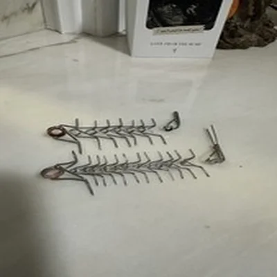 Vintage Fishing Rod Eyes Guides Agate Butt & Tip