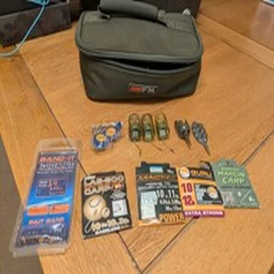 Fox FX Luggage Medium Bag, Hooks / Feeders As Shown Carp Fishing