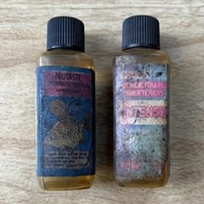 2 x Old Skool Nash Carp Fishing Bait Sweetners / Additives Protaste & Intense